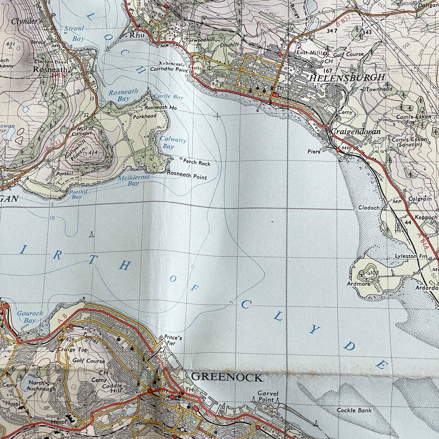1961 Ordnance Survey Tourist Map of Loch Lomond & the Trossachs