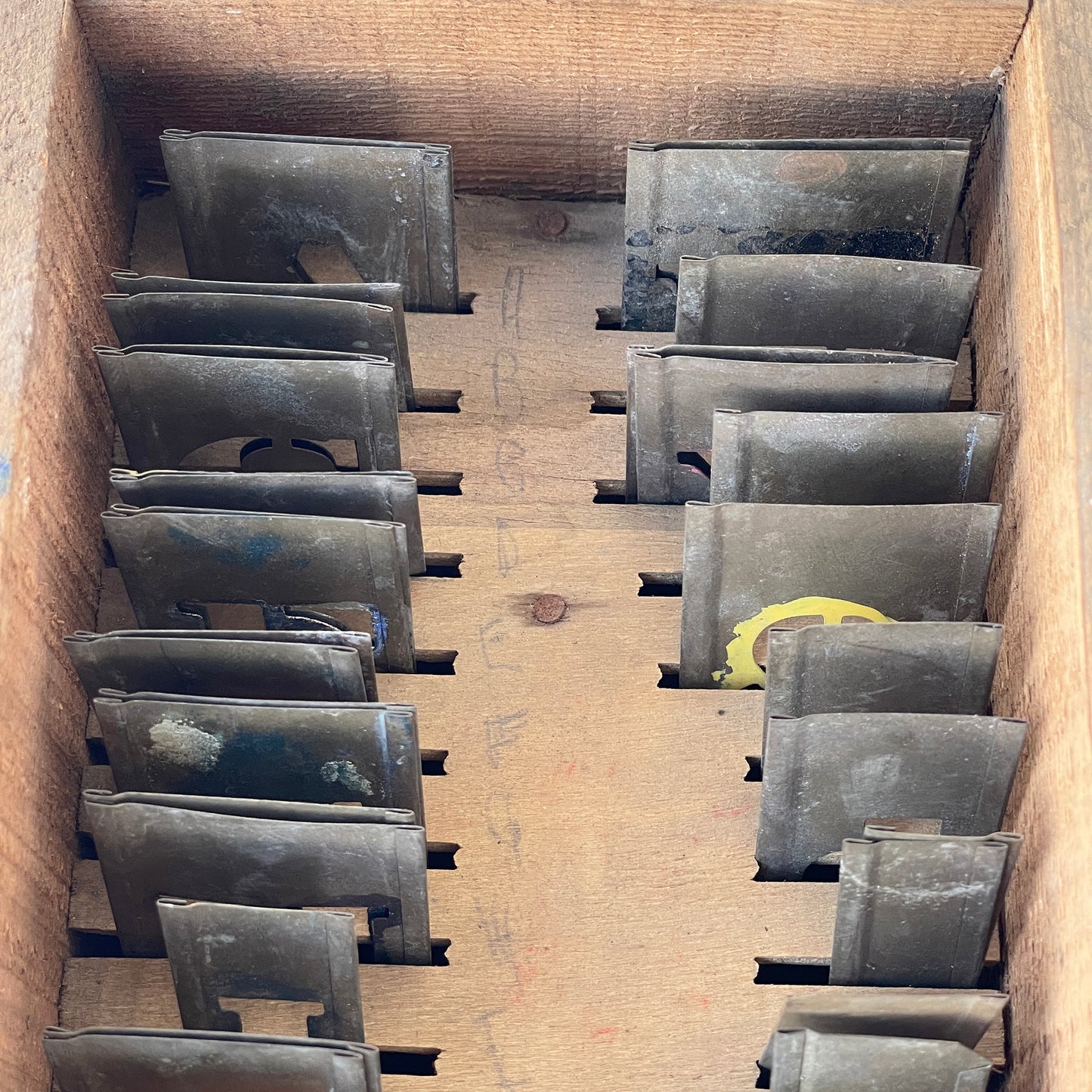 1940s Brass Stencil Set