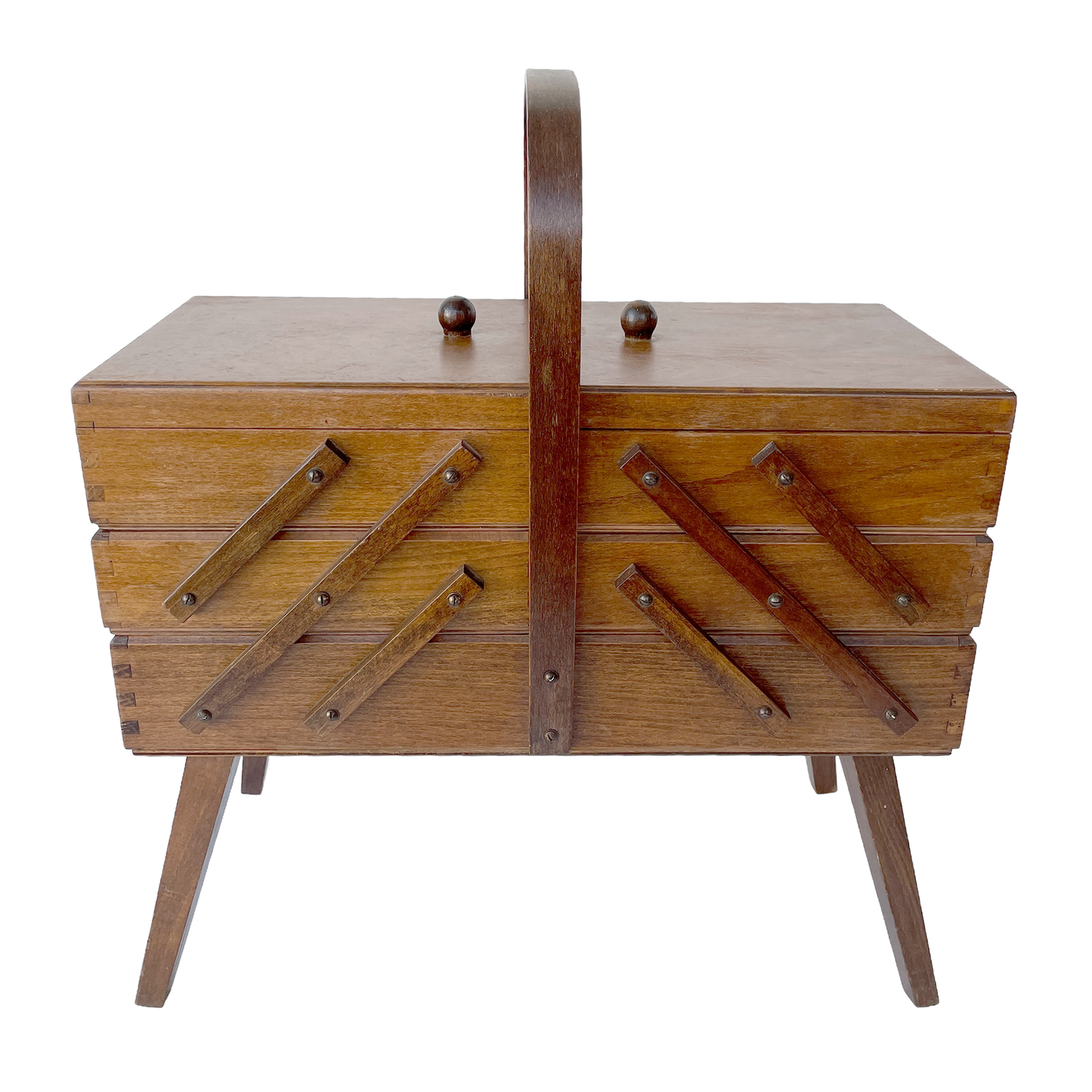 1960s Sewing Box with Contents