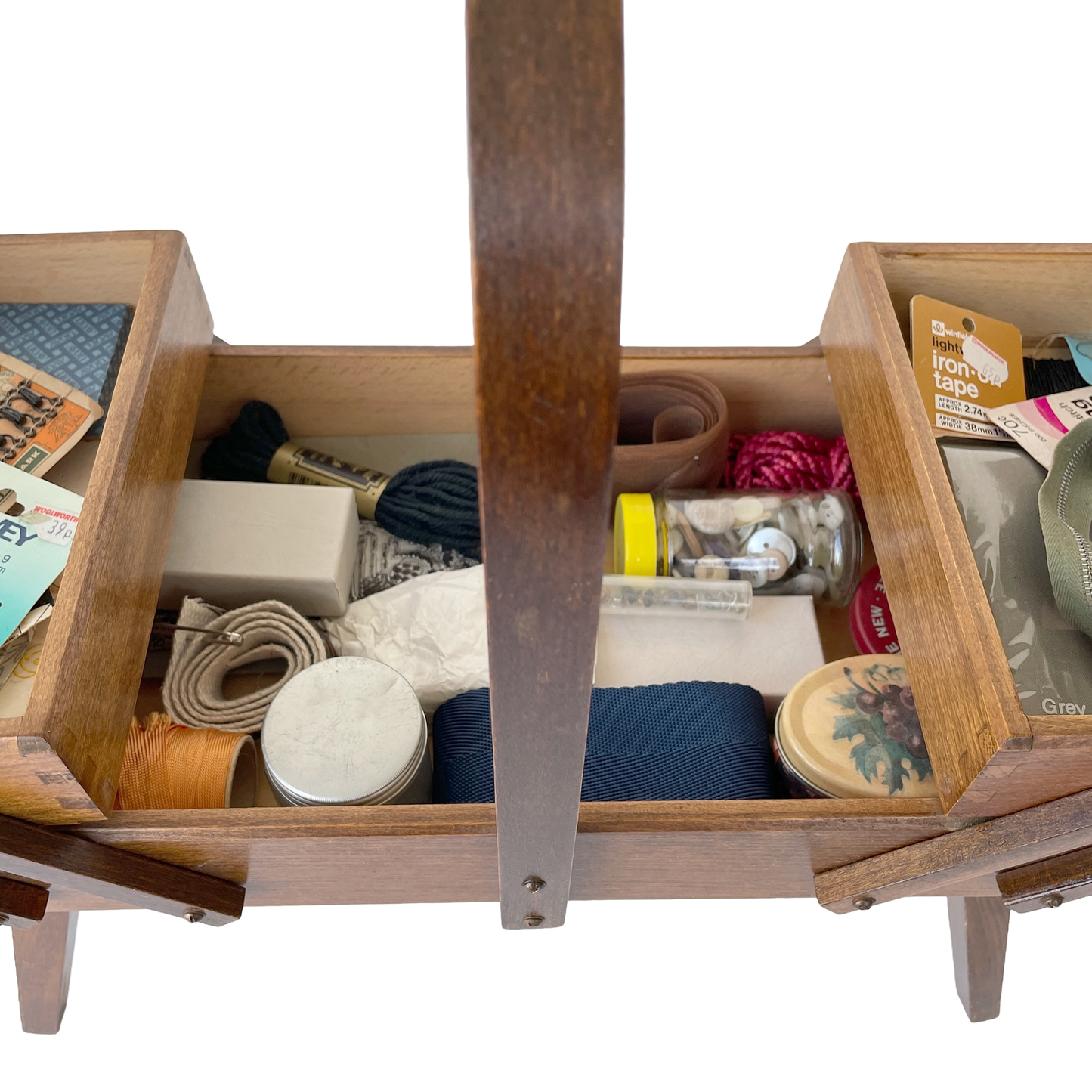 1960s Sewing Box with Contents
