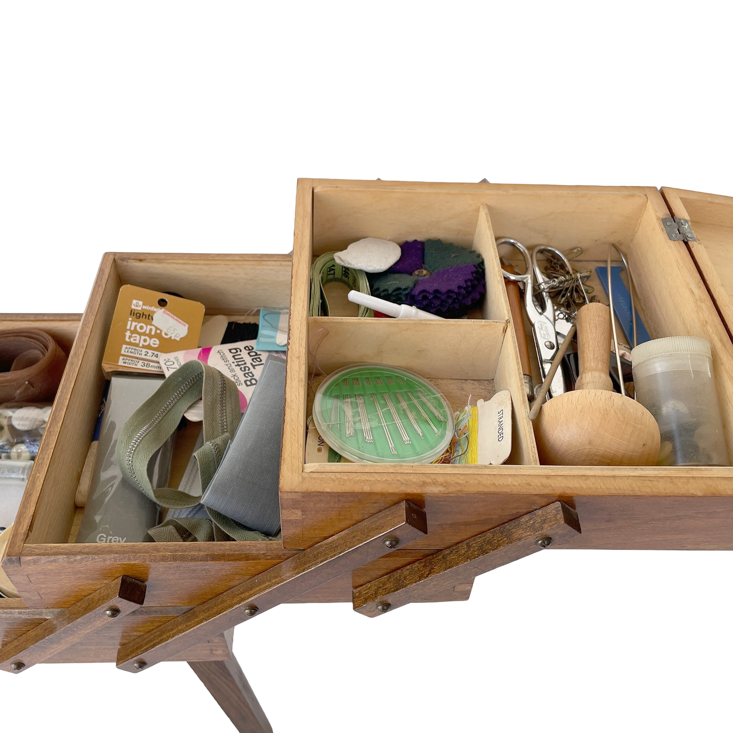 1960s Sewing Box with Contents
