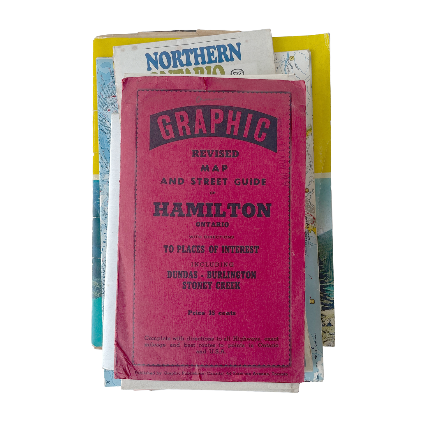 Collection of Vintage Maps & Guides to Canada