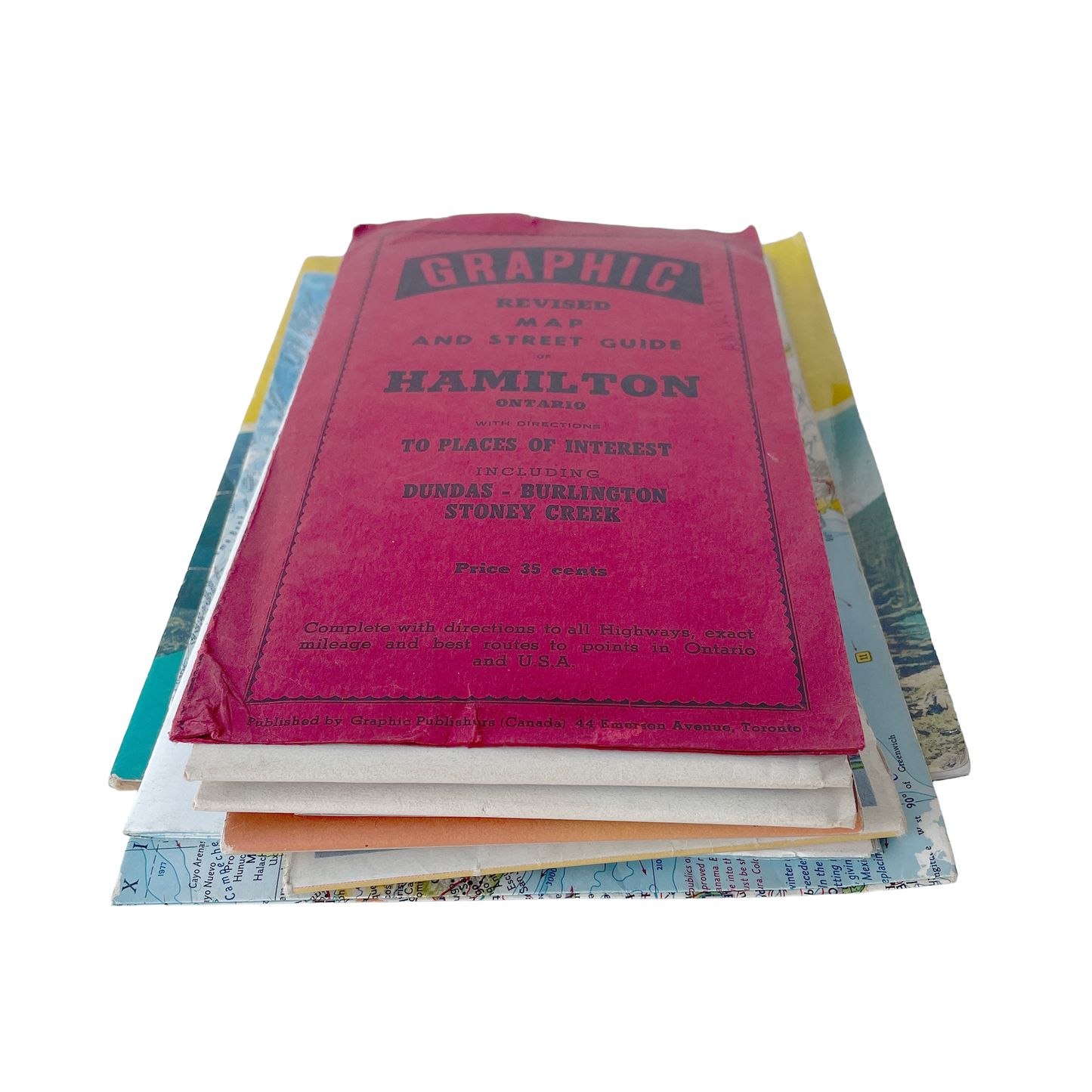 Collection of Vintage Maps & Guides to Canada