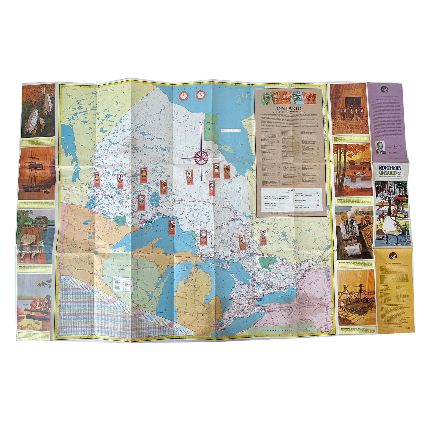 Collection of Vintage Maps & Guides to Canada