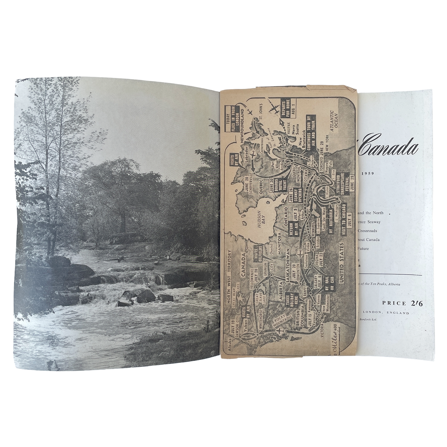 Collection of Vintage Maps & Guides to Canada