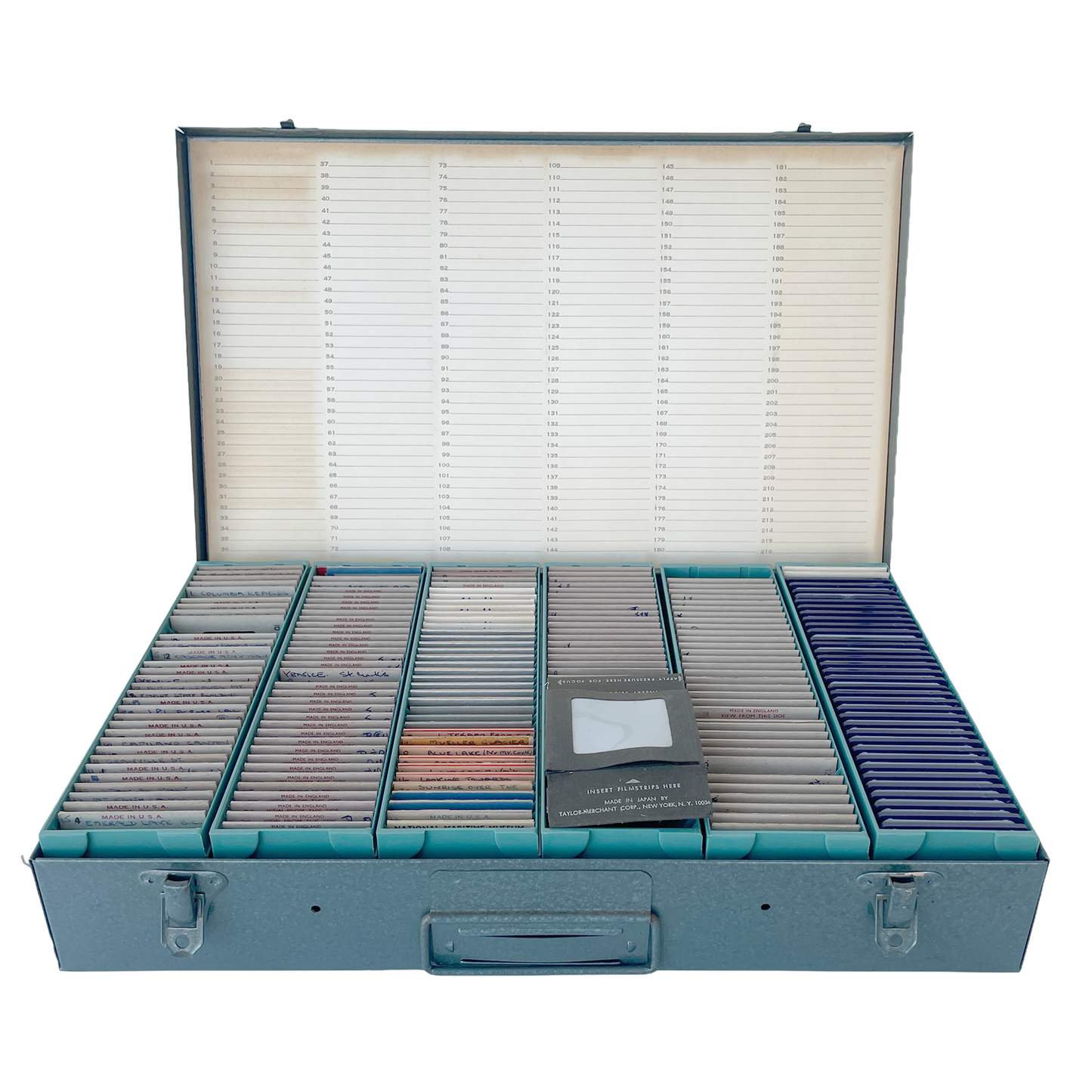 Fantastic Case of Photographic Slides Circa 1950s