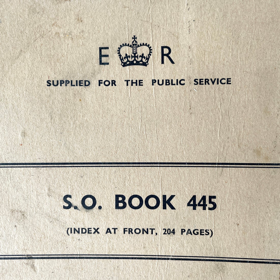 1966 Stationery Office Lined Notebook with A to Z Indexed - Sukie