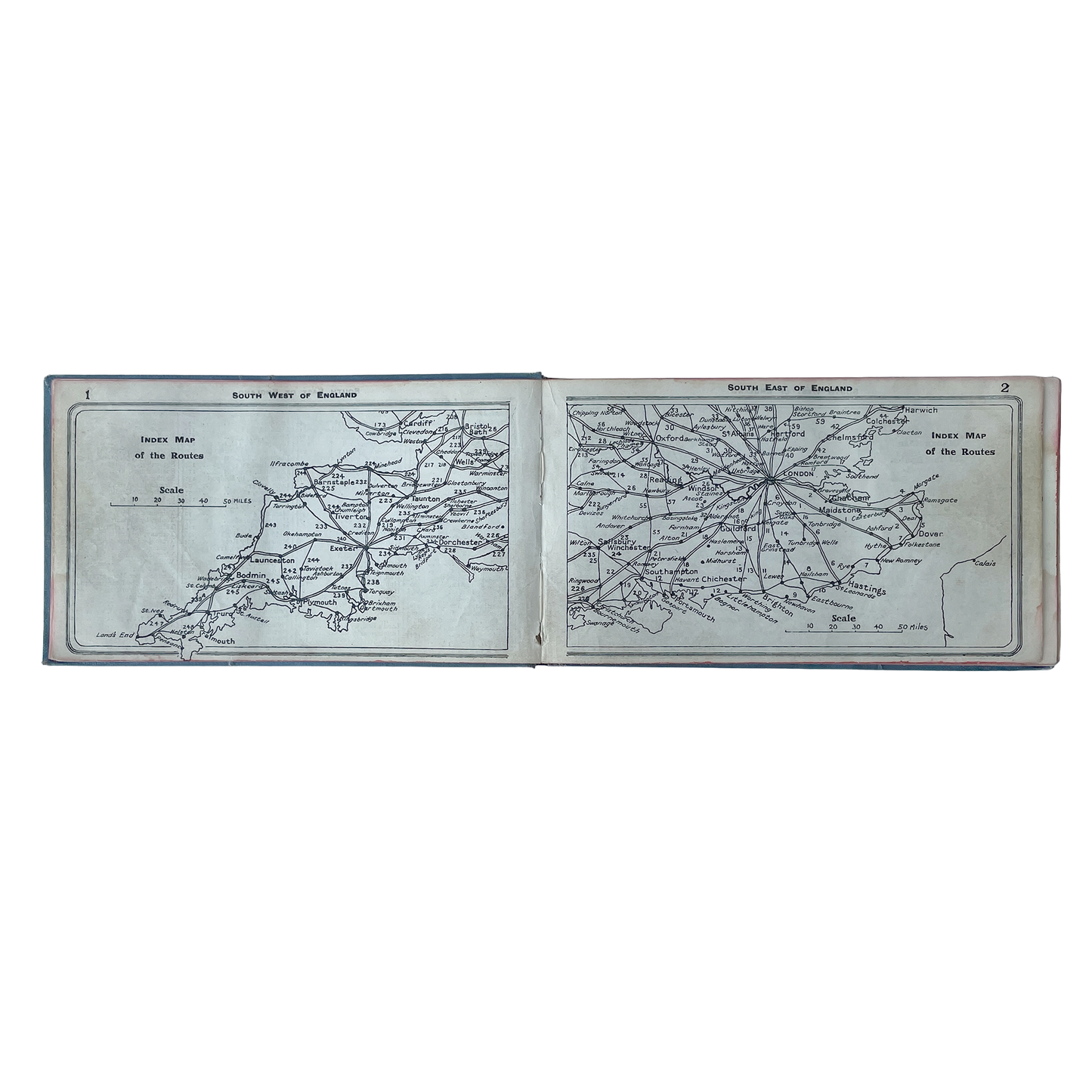 1920s Cycling Profile Road Book of Great Britain