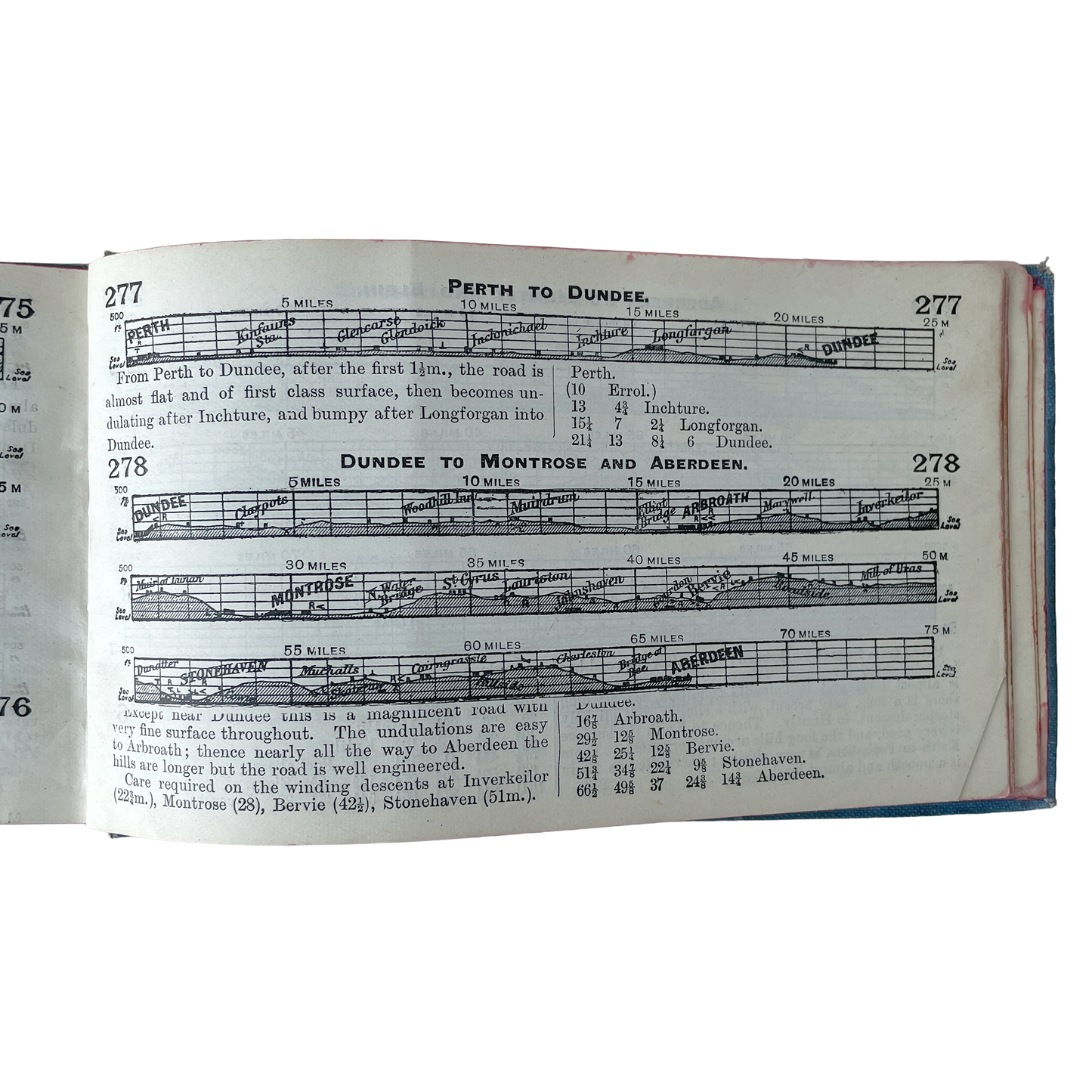 1920s Cycling Profile Road Book of Great Britain