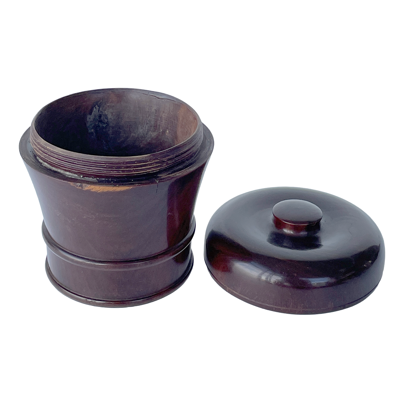 Lovely ‘Treen’ Woodware Pot