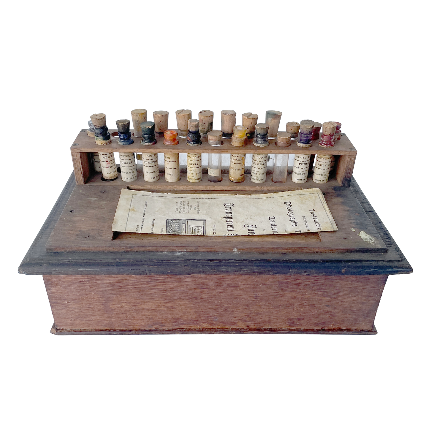 Early 20th Century Set of Pigments for Colouring Photographs and Lantern Slides