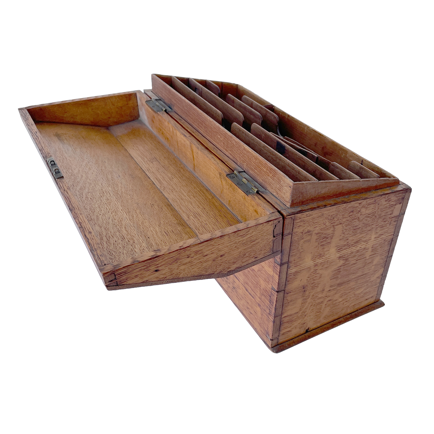 Lovely Oak Letter Rack Filing Box