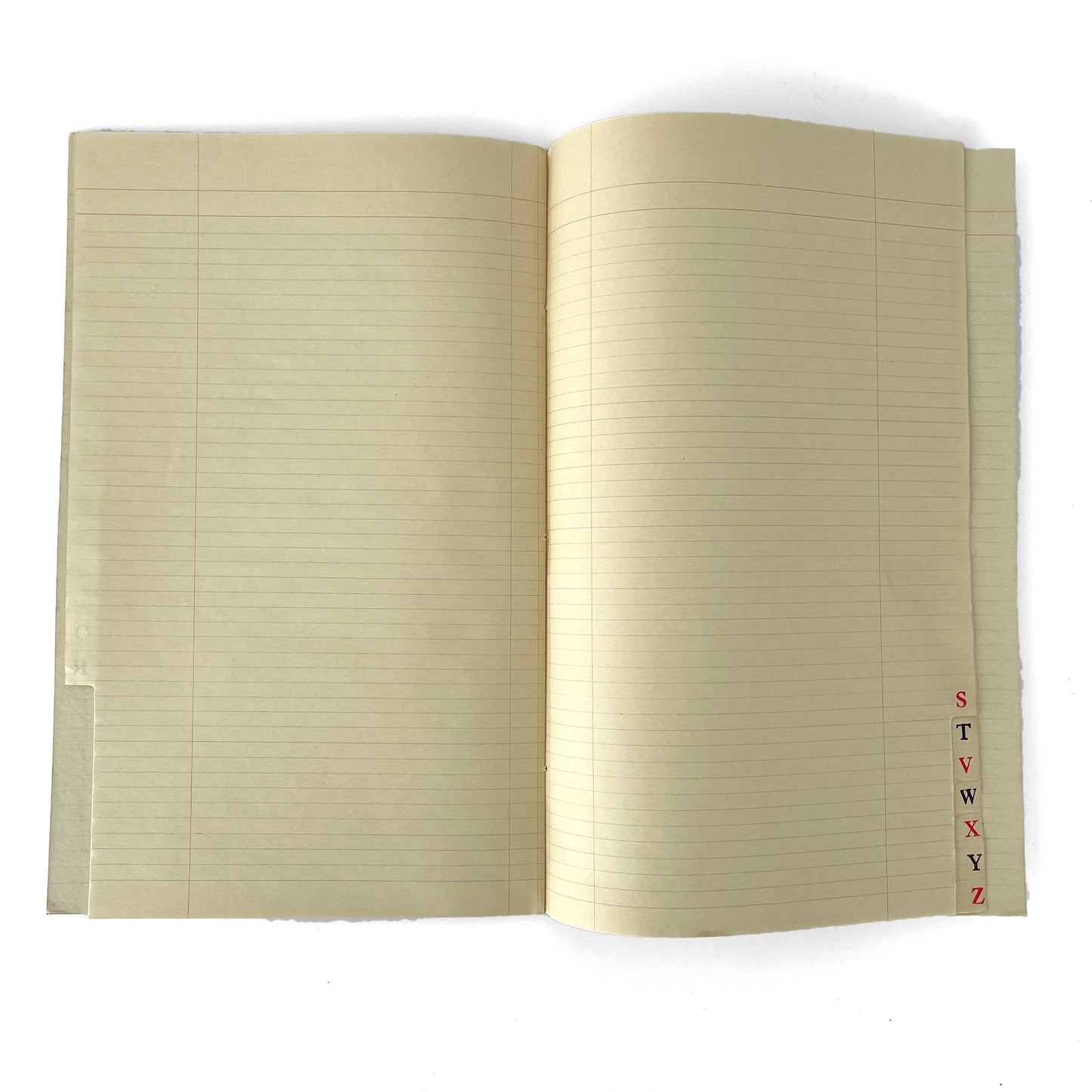 1954 A to Z Index Ledger Notebook - Sukie