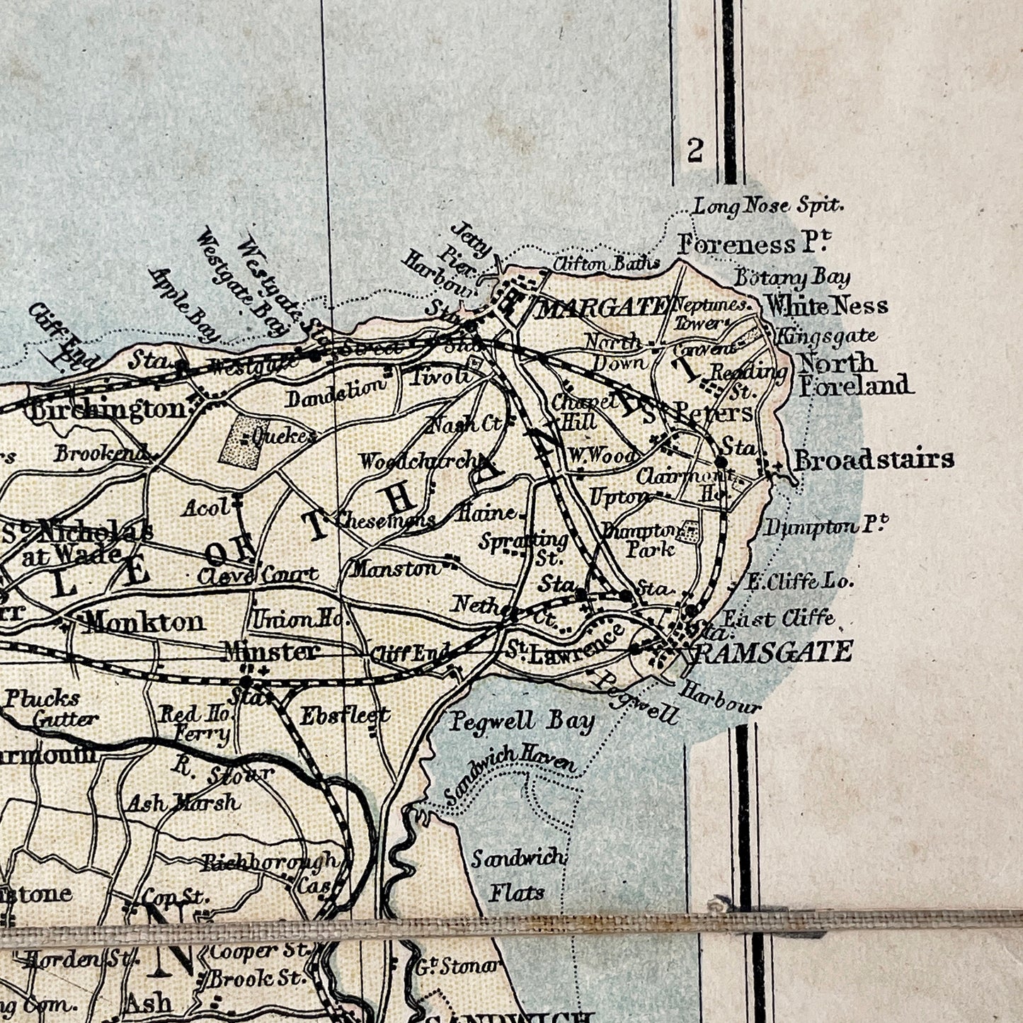 Early 20th Century County Map of Kent