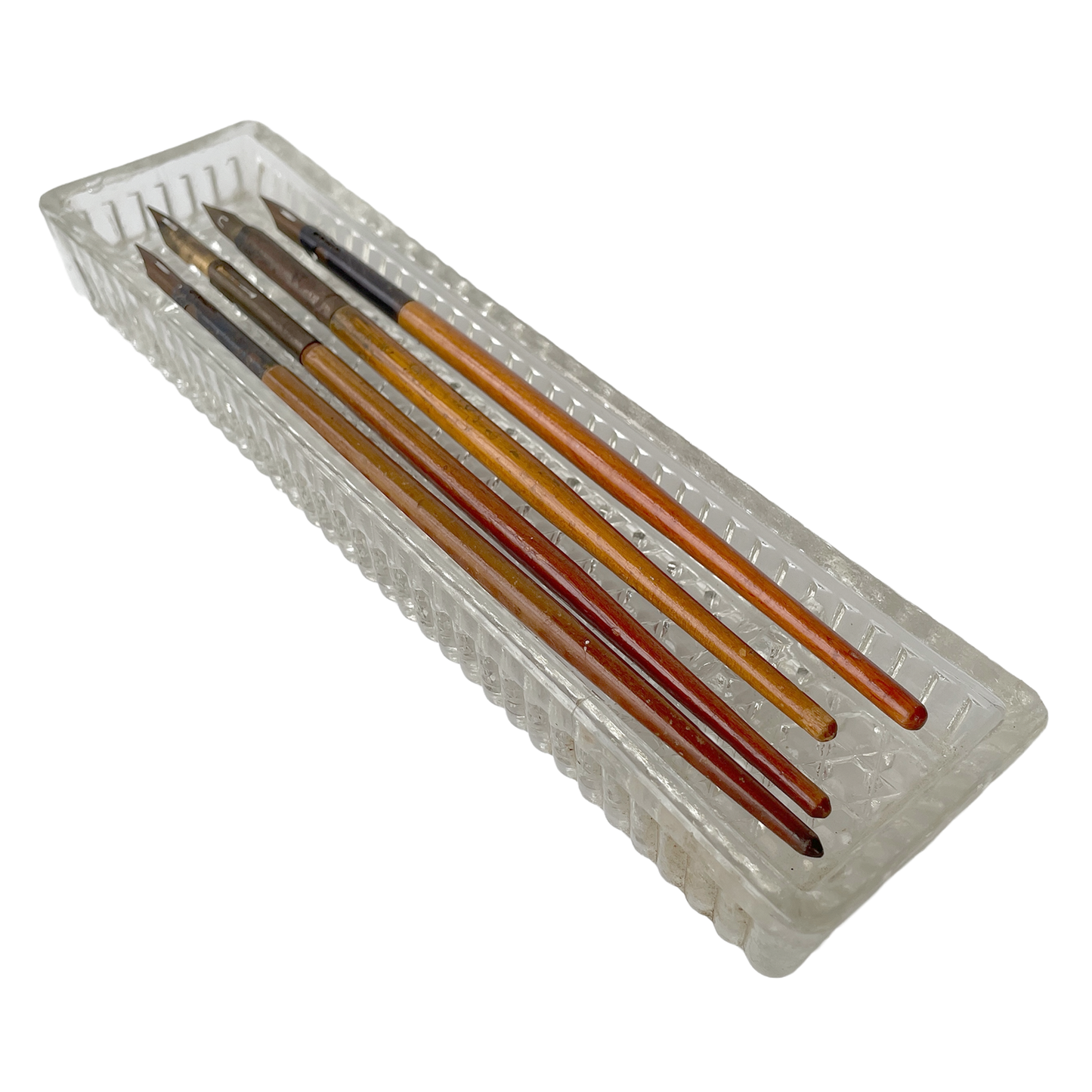Early 20th Century Glass Pen Rest