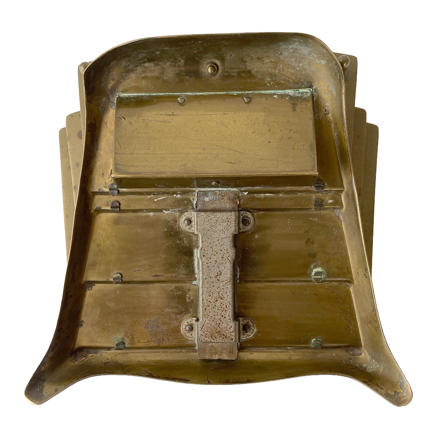 Art Nouveau Brass Letter Rack