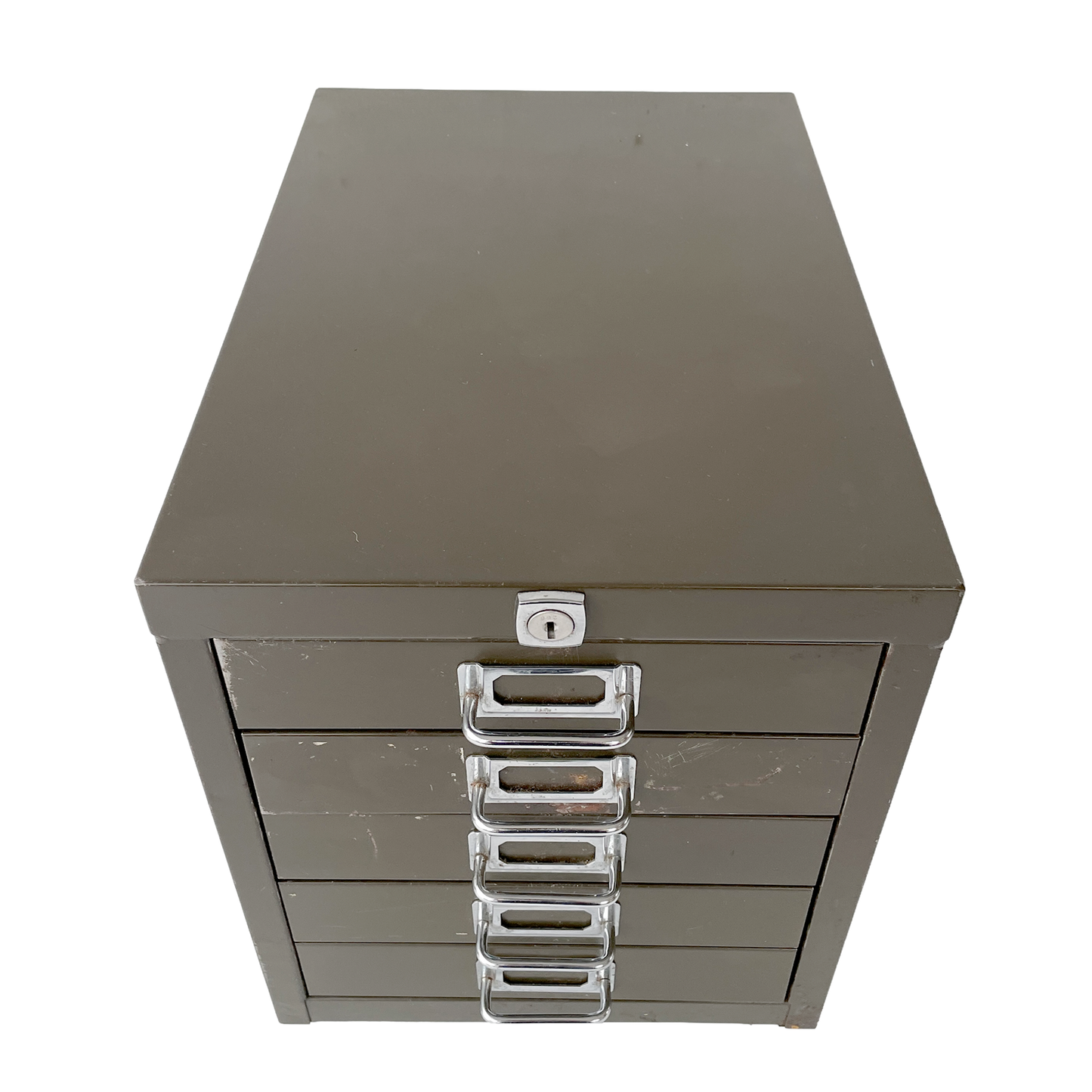 1950s Metal Desktop Document Drawers