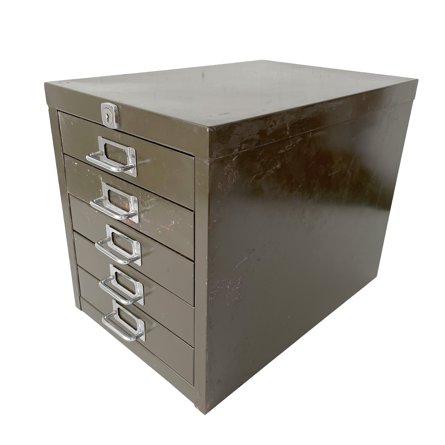 1950s Metal Desktop Document Drawers