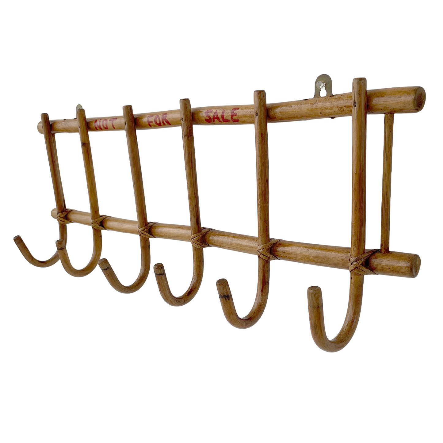 Vintage ‘NOT FOR SALE’ Bamboo Coat Hooks
