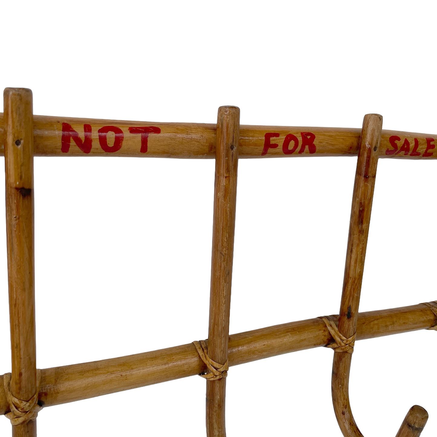 Vintage ‘NOT FOR SALE’ Bamboo Coat Hooks