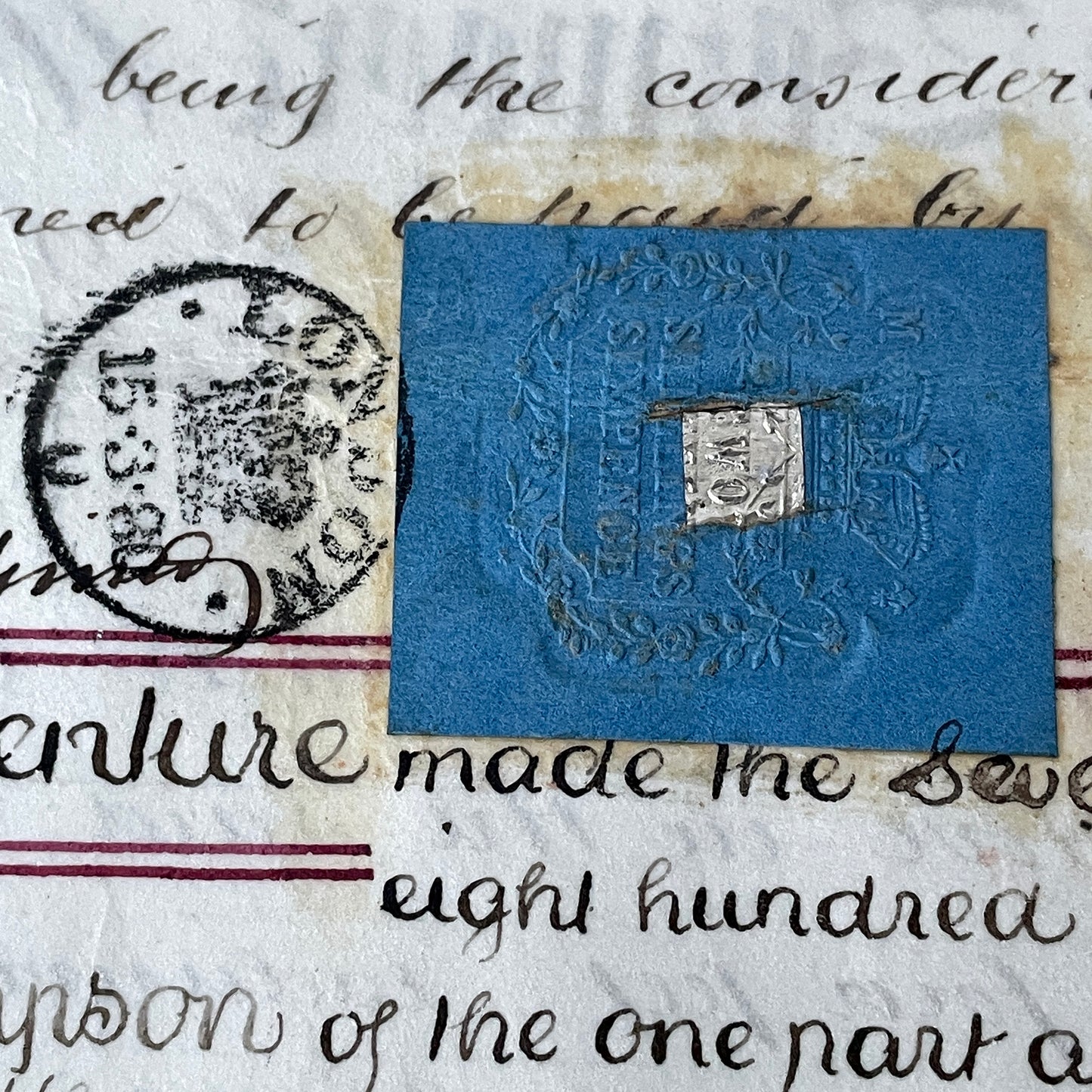1878 Indenture Legal Document