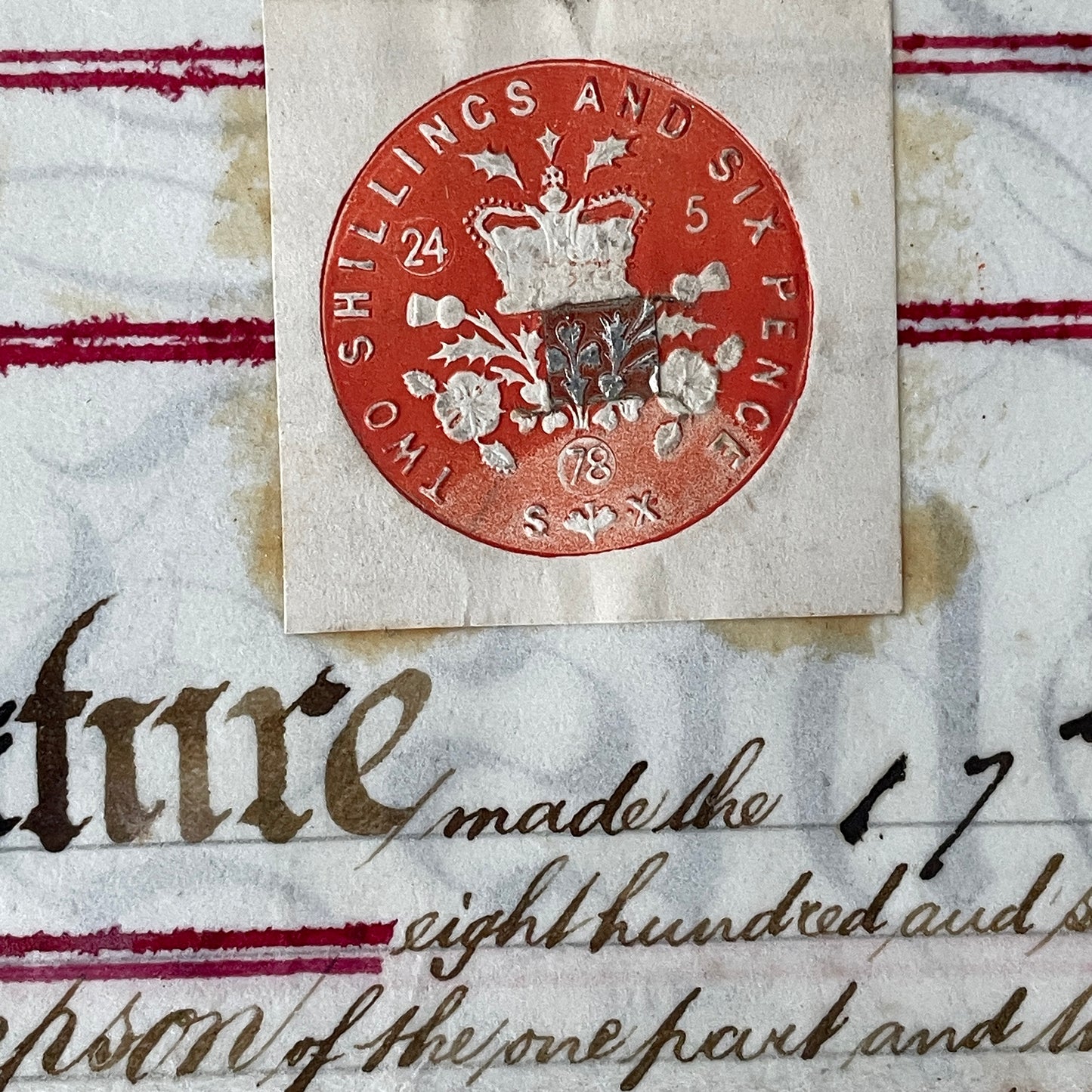 1878 Indenture Legal Document