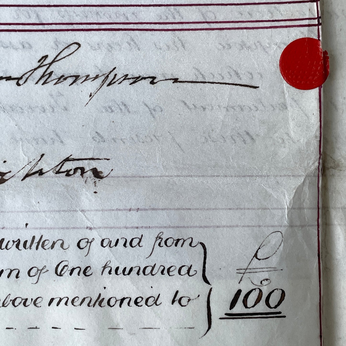 1878 Indenture Legal Document