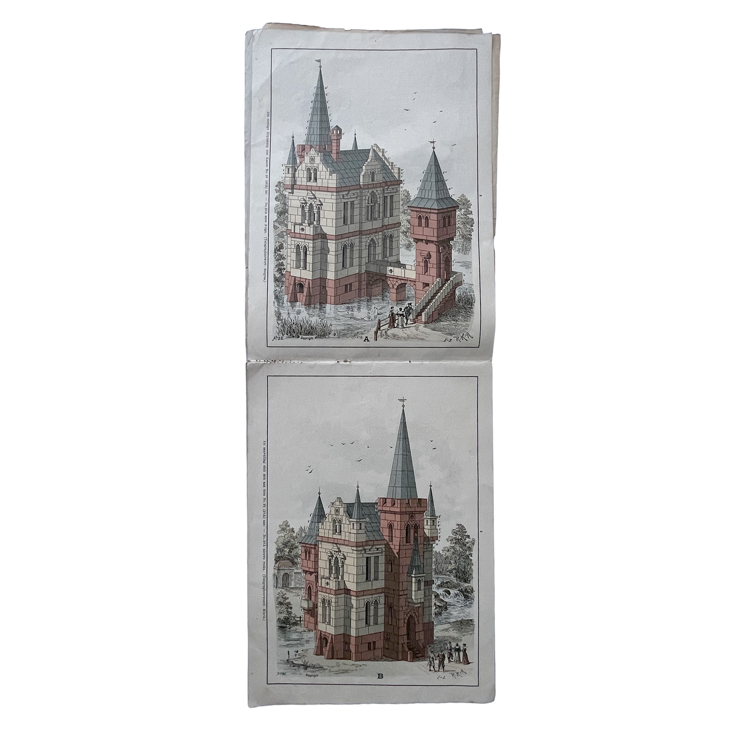 Early 20th Century Architectural Model Plans