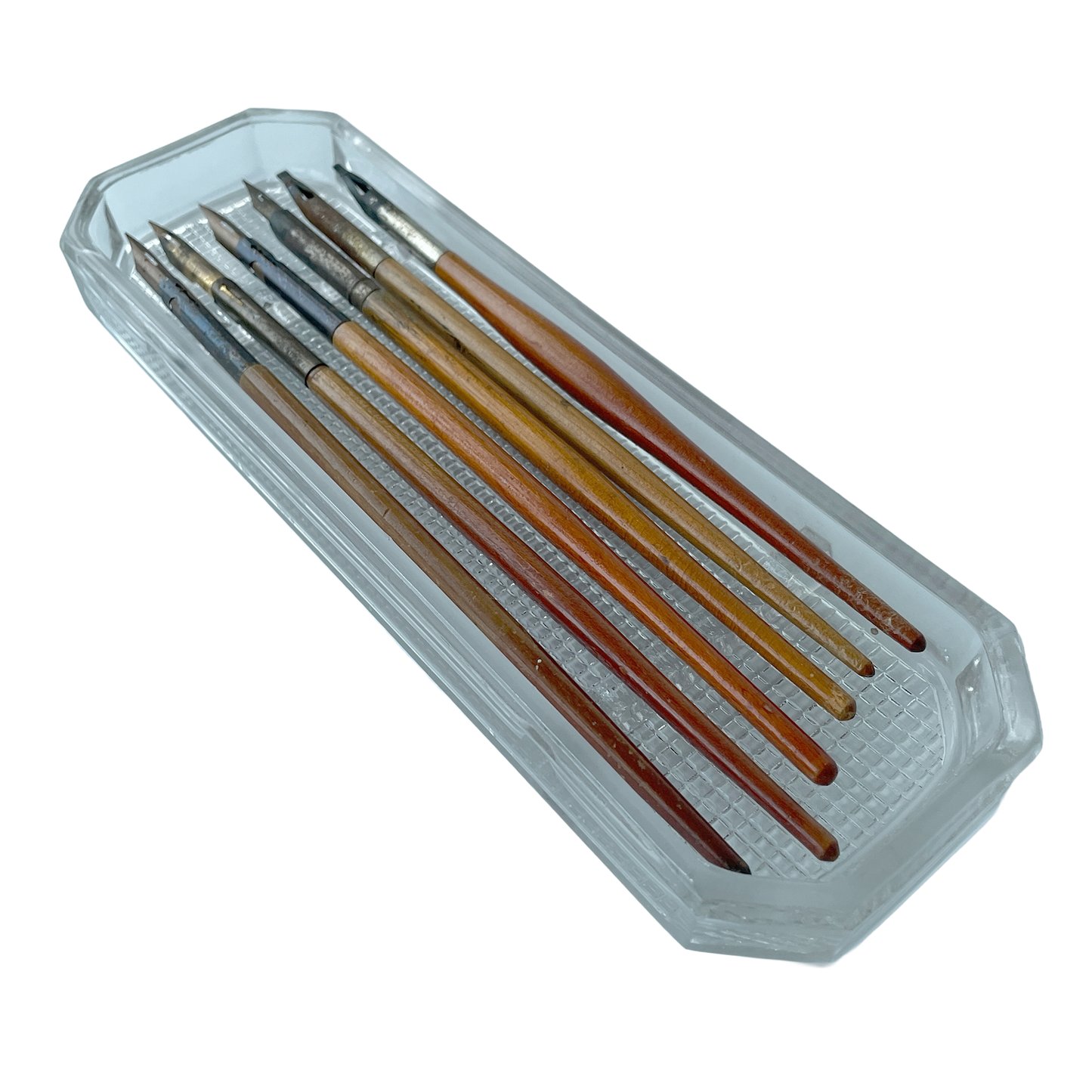 Early 20th Century Glass Pen Rest