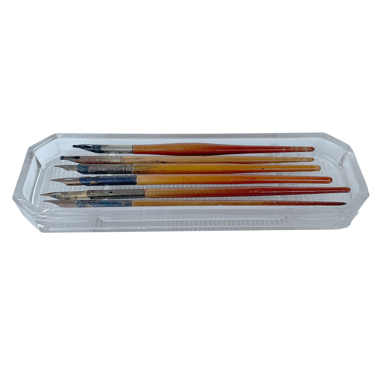 Early 20th Century Glass Pen Rest