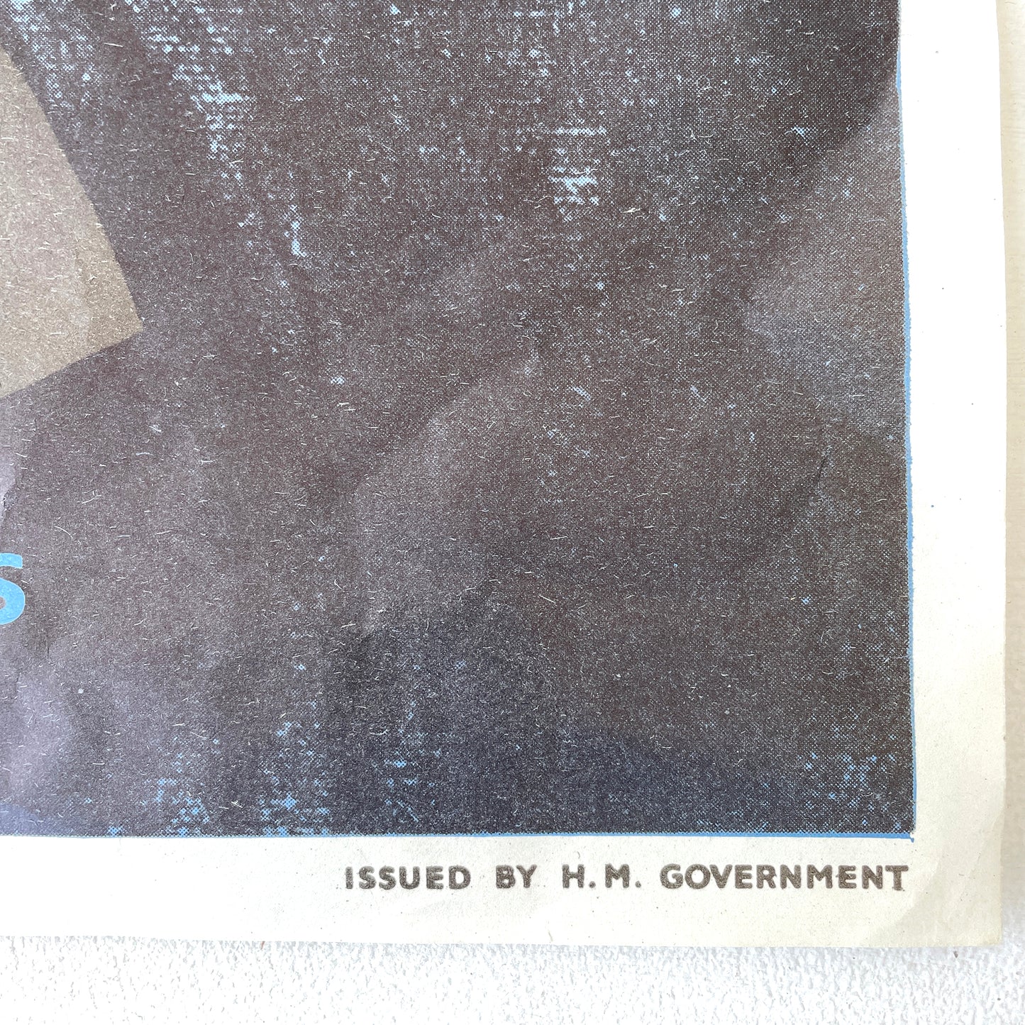 Original and Rare 1940/50s Government Civil Defence Poster and Armband - Sukie