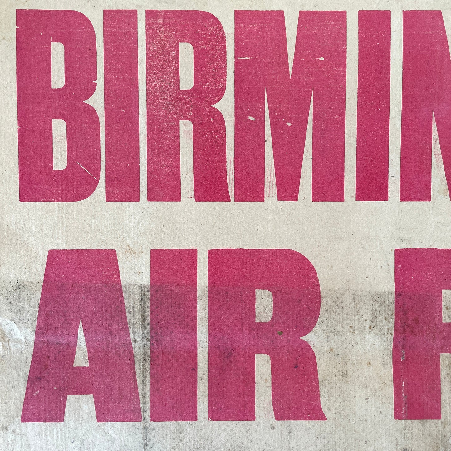 1913 Newspaper Headline Poster – ‘Birmingham Air Race Rivals’ - Sukie
