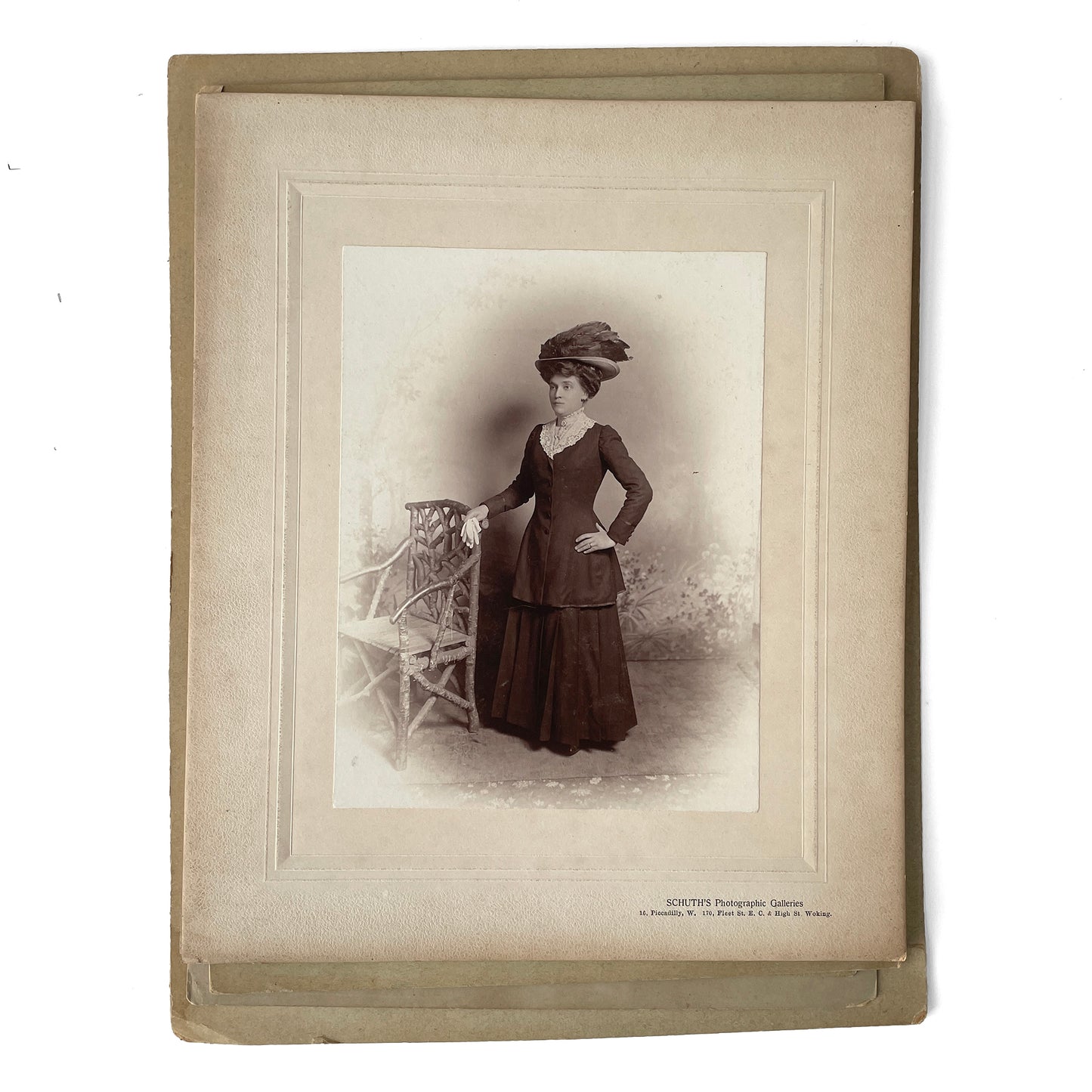 Collection of 5 Early 20th Century French Card Mounted Photographs