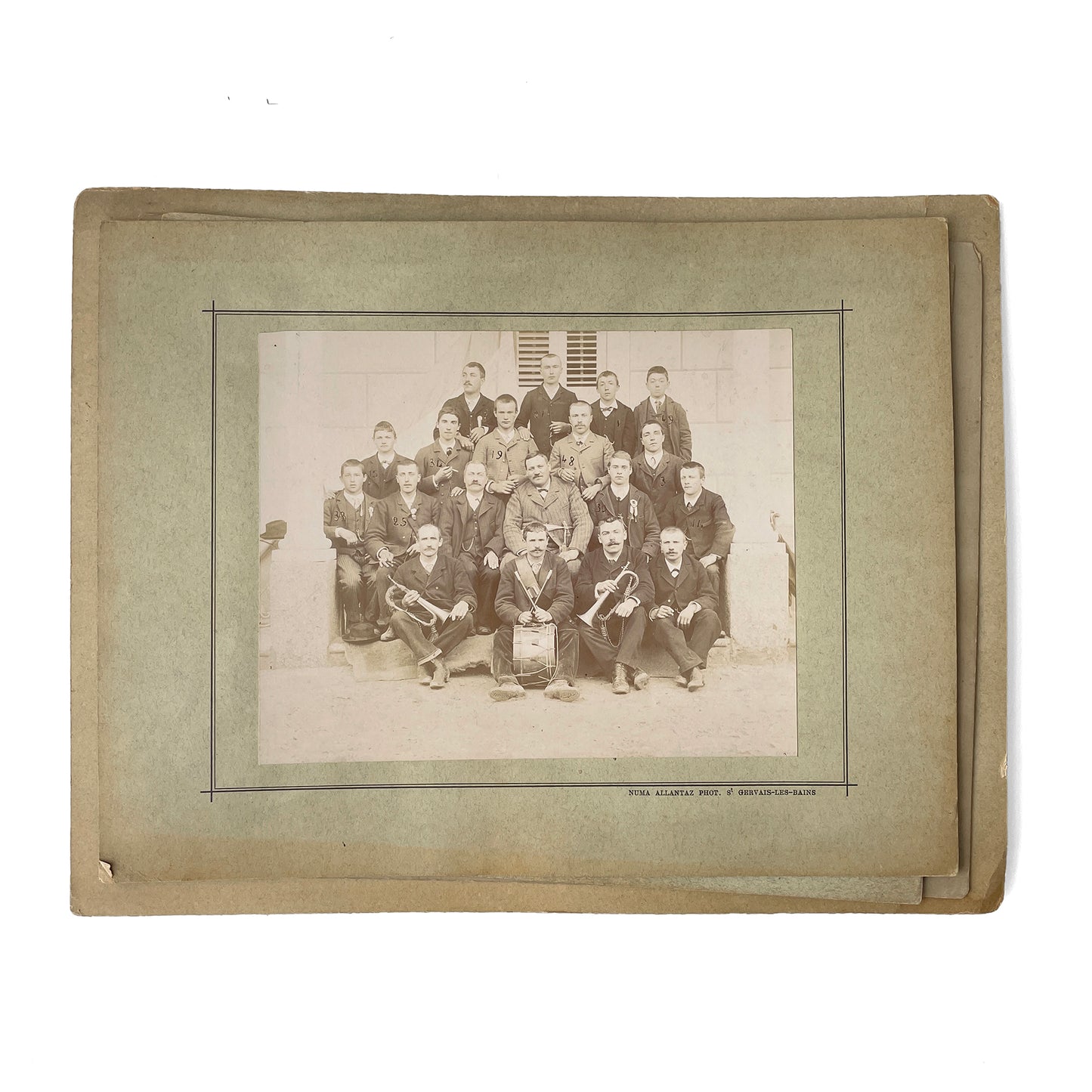 Collection of 5 Early 20th Century French Card Mounted Photographs