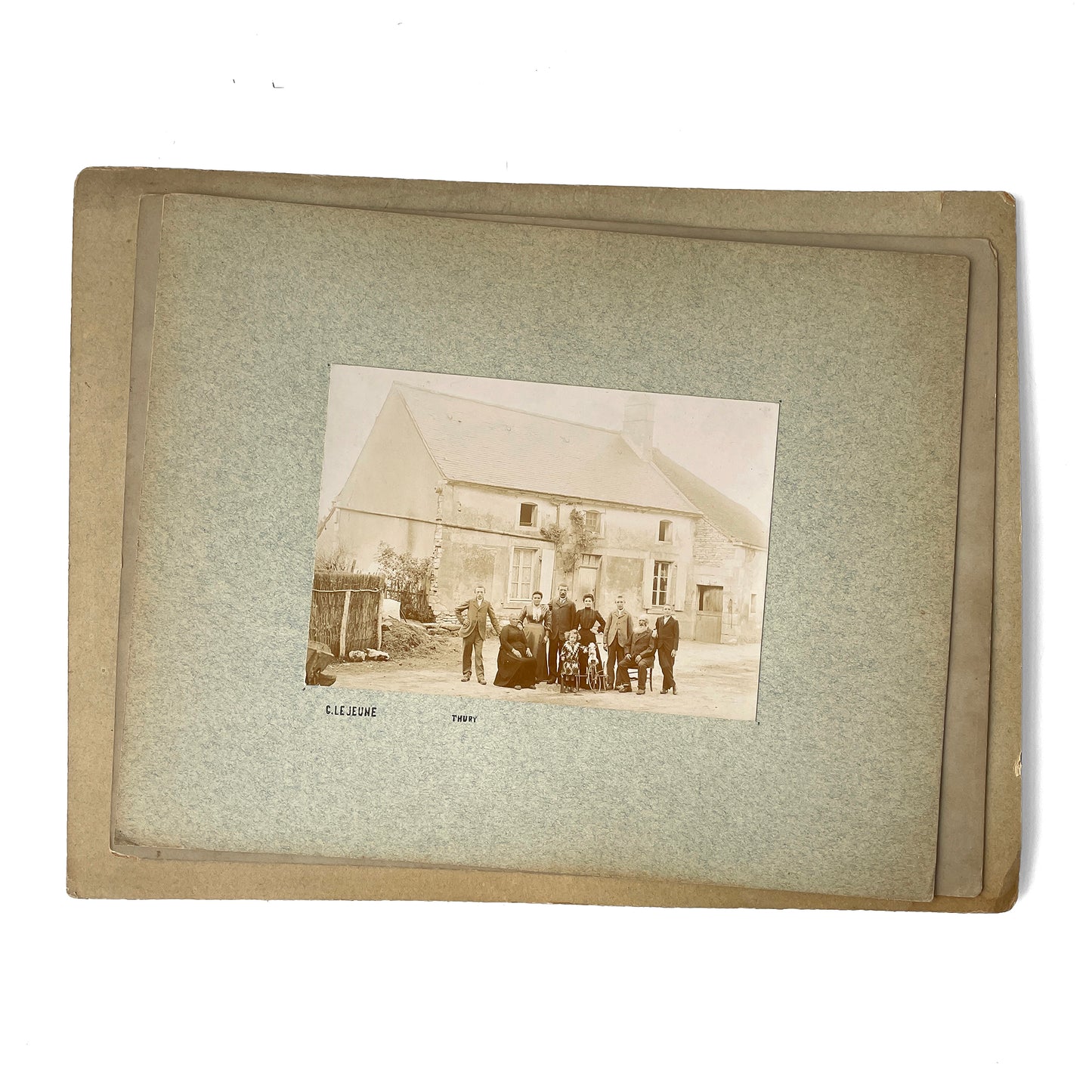 Collection of 5 Early 20th Century French Card Mounted Photographs