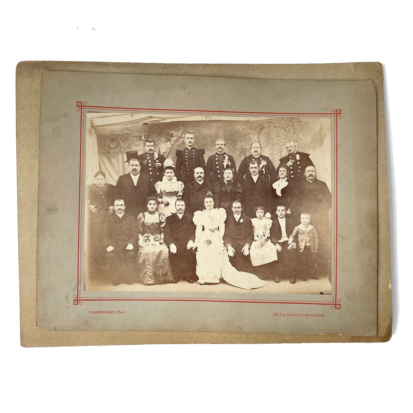 Collection of 5 Early 20th Century French Card Mounted Photographs