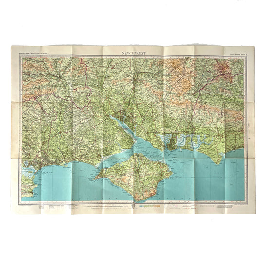 Load image into Gallery viewer, 1955 Batholomew’s Map of the New Forest
