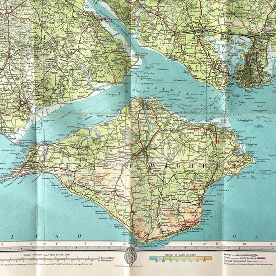 Load image into Gallery viewer, 1955 Batholomew’s Map of the New Forest
