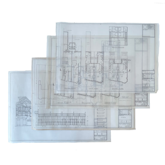 Set of Four 1965 Architectural Plans