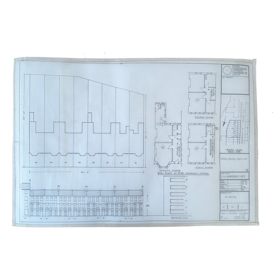 Set of Four 1965 Architectural Plans