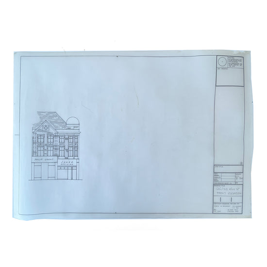 Set of Four 1965 Architectural Plans