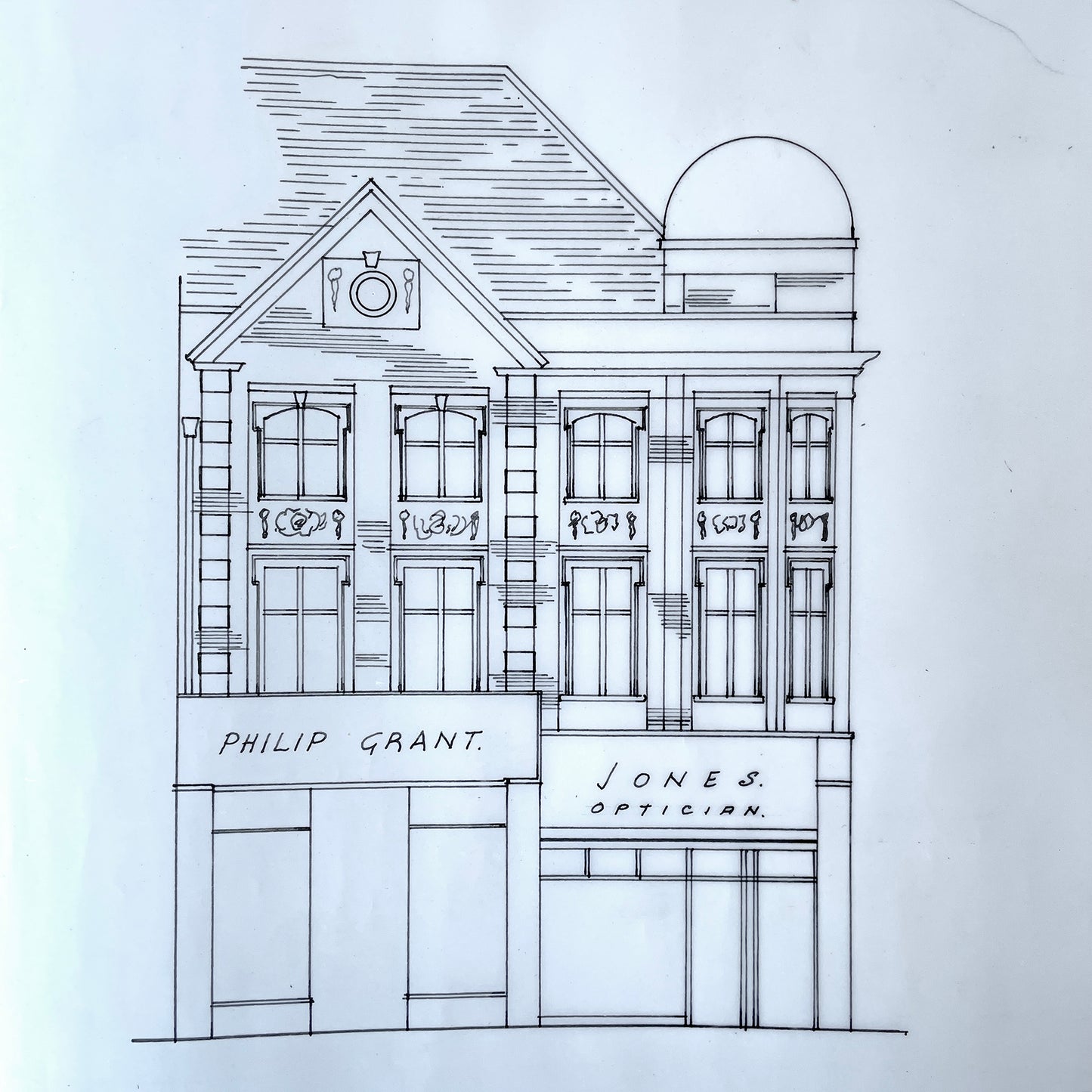 Set of Four 1965 Architectural Plans