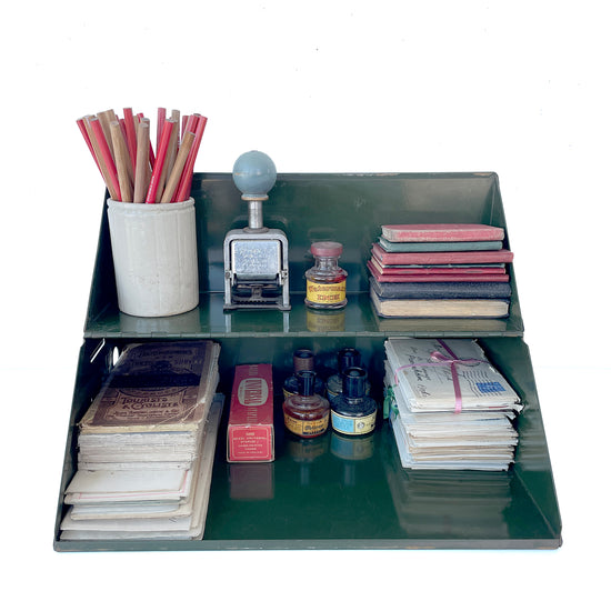 1950s Metal Filing Box/Desktop Storage – 3
