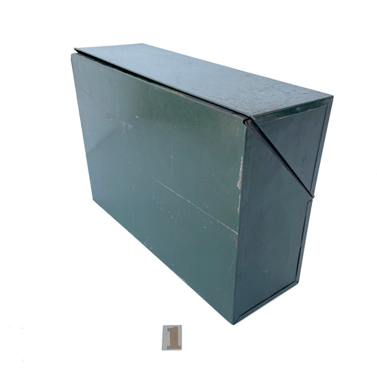 1950s Metal Filing Box/Desktop Storage – 1