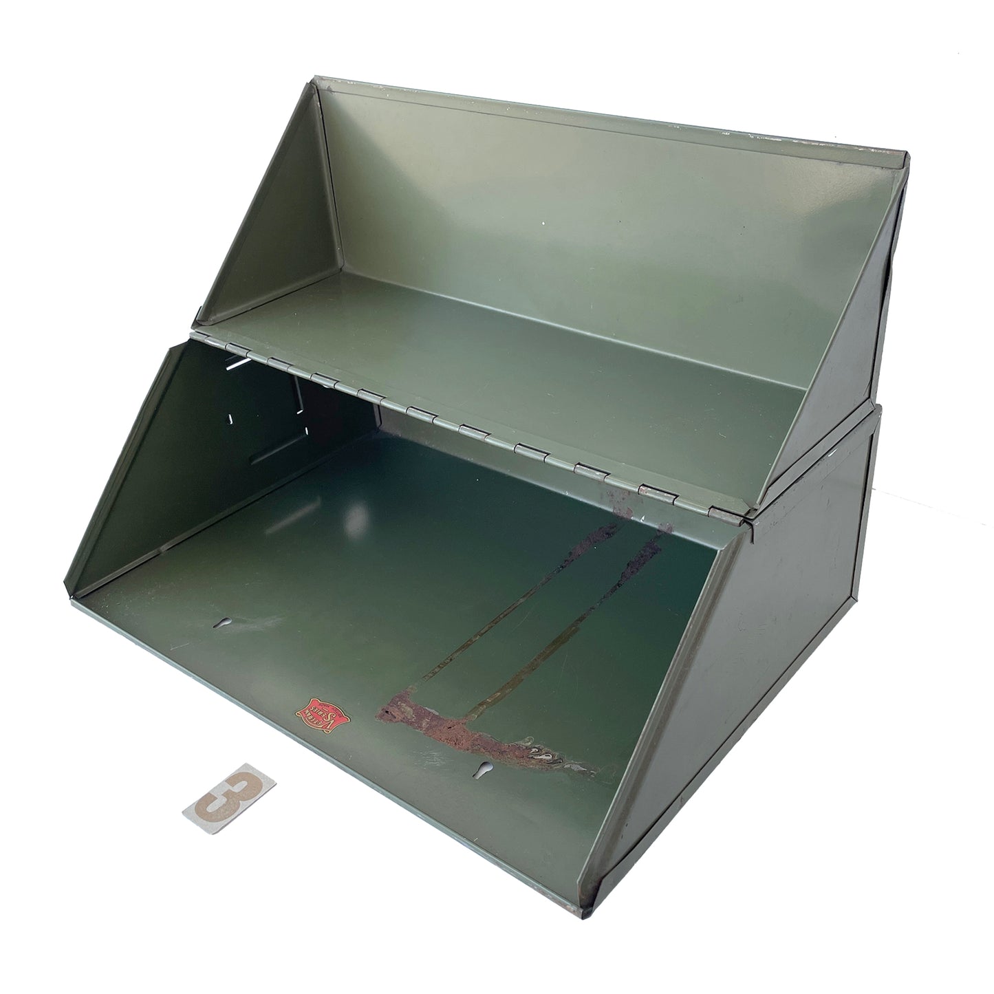 1950s Metal Filing Box/Desktop Storage – 3