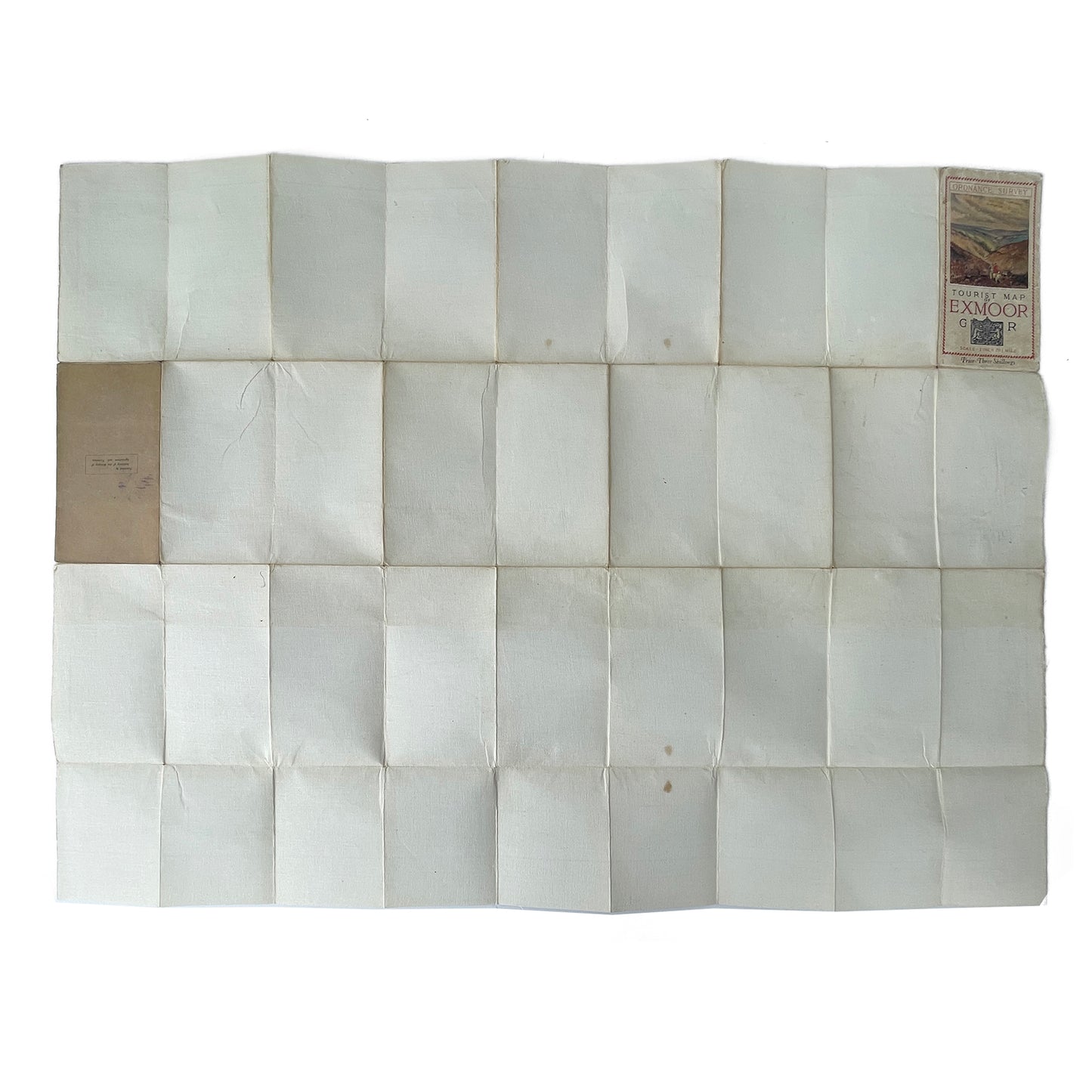 1927 Ordnance Survey Tourist Map of Exmoor