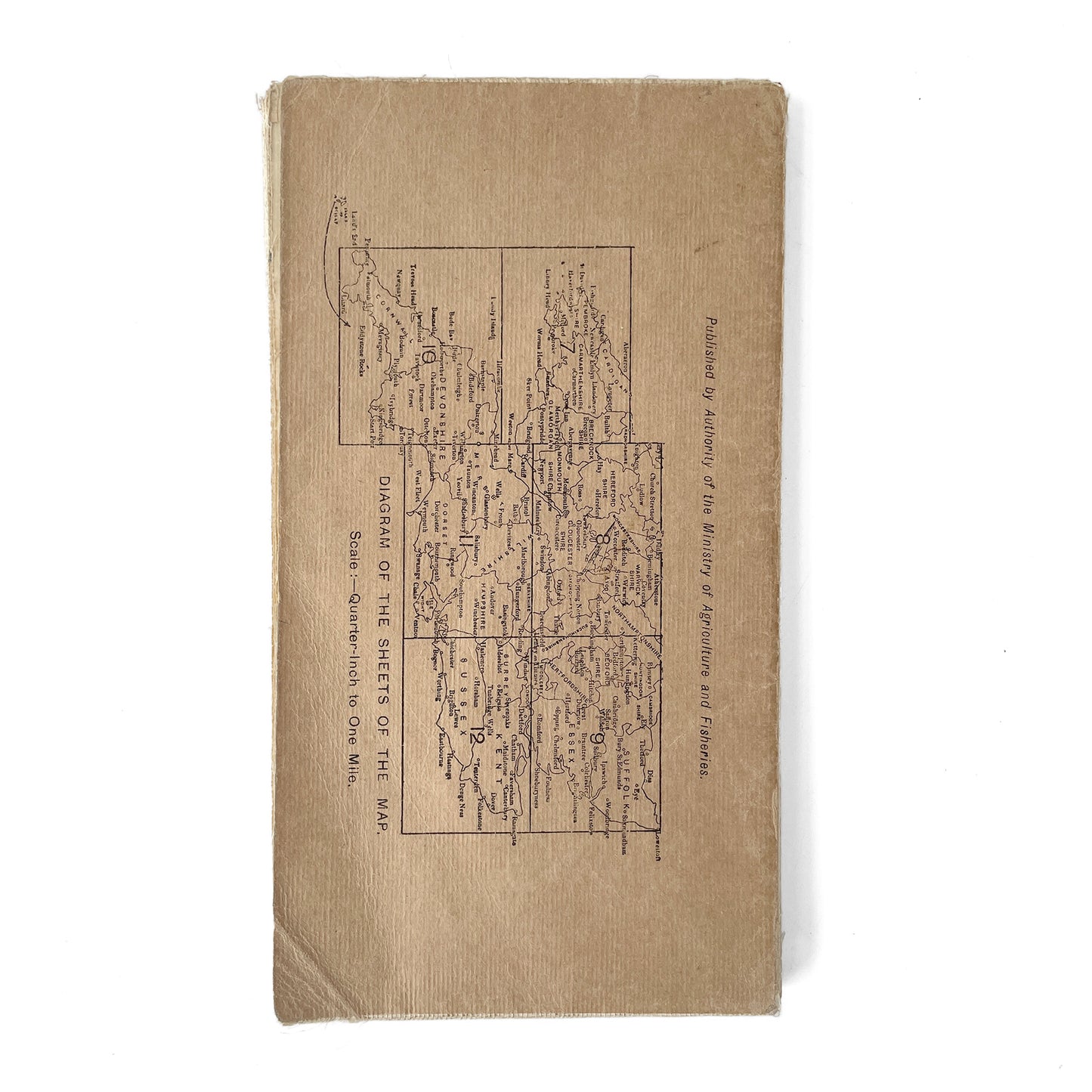 1929 Ordnance Survey Map of the South-West England