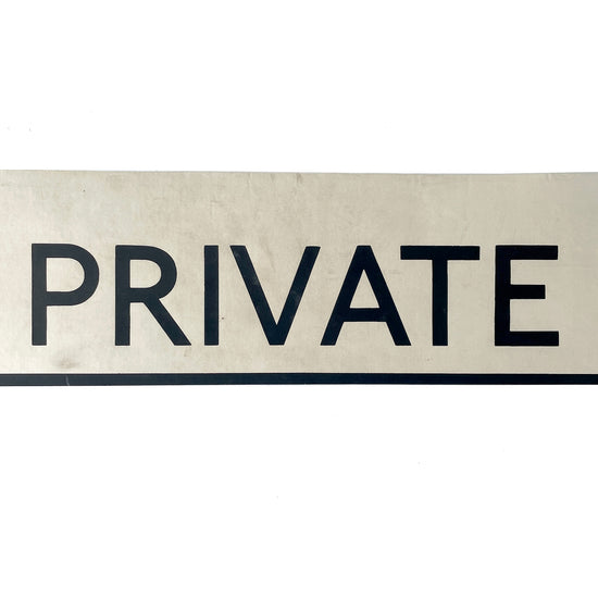 1960s Bus Destination Blind – PRIVATE