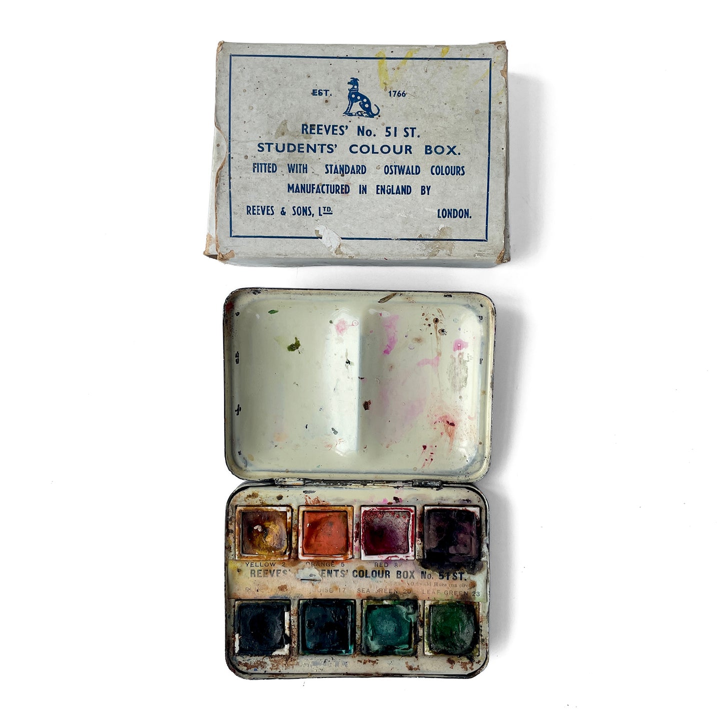 Vintage Reeves’ Watercolour Box