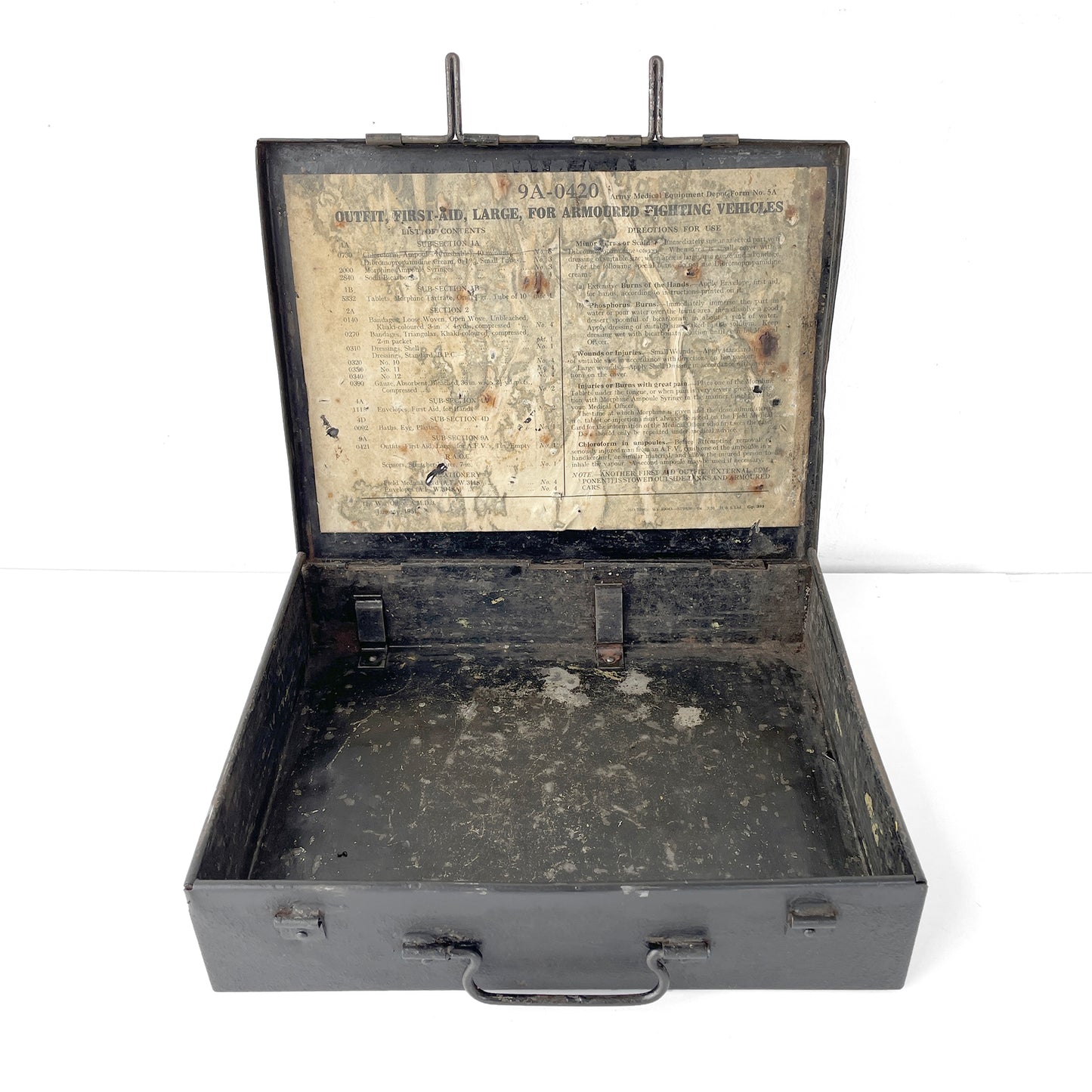 1951 First-Aid Box for ‘Armoured Fighting Vehicles’